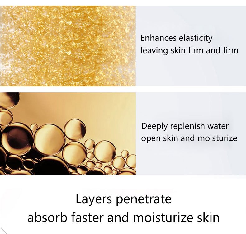 سيروم بخلاصة الذهب عيار 24 و كولاجين مقاوم للتجاعيد ومبيض ومرطب - الصورة 6