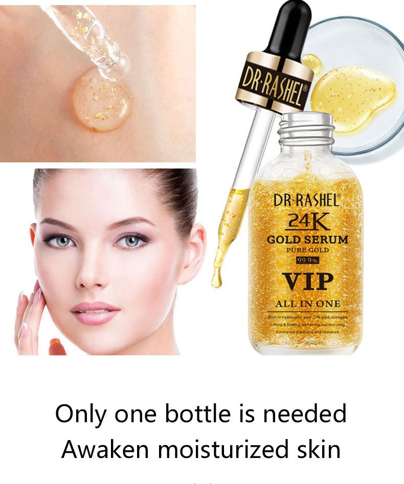 سيروم بخلاصة الذهب عيار 24 و كولاجين مقاوم للتجاعيد ومبيض ومرطب - الصورة 8